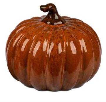 Deko-Kürbis 23 cm braun-rot 709790R